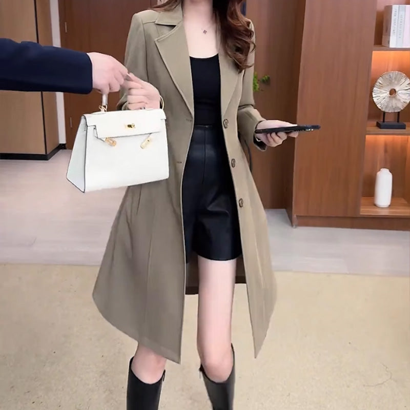 Long Warm Trench Coat
