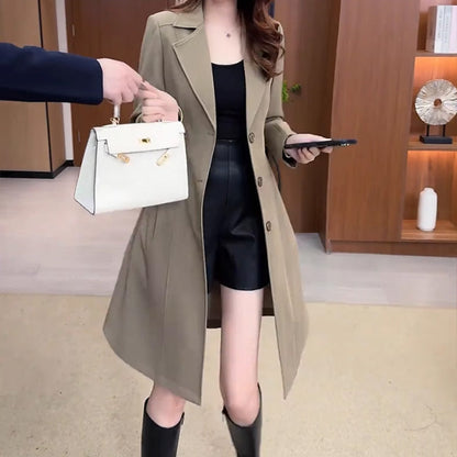 Long Warm Trench Coat