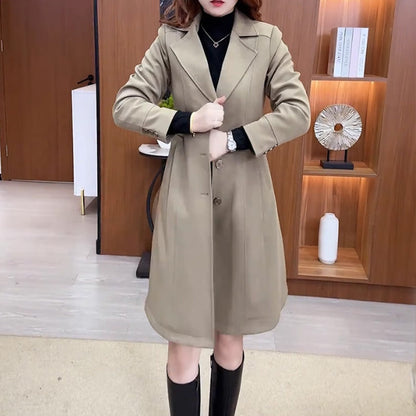 Long Warm Trench Coat