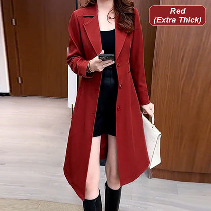 Long Warm Trench Coat