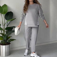 【🔥TODAY'S LOWEST PRICE】2025 New Design👗✨2-Piece Lounge Set In Color Block Design For Women