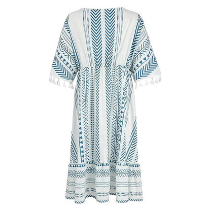 💃HOT SALE 49% OFF 💝2025 Ethnic New Style Casual printed V-neck dress