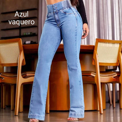 ⏳Time-Limited Special⏰Women's Stretch Flare Jeans – High Waist. Body-Hugging Fit & Retro Style ✨