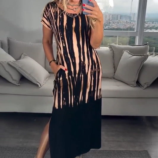 Women's Trendy Side-Slit Dress