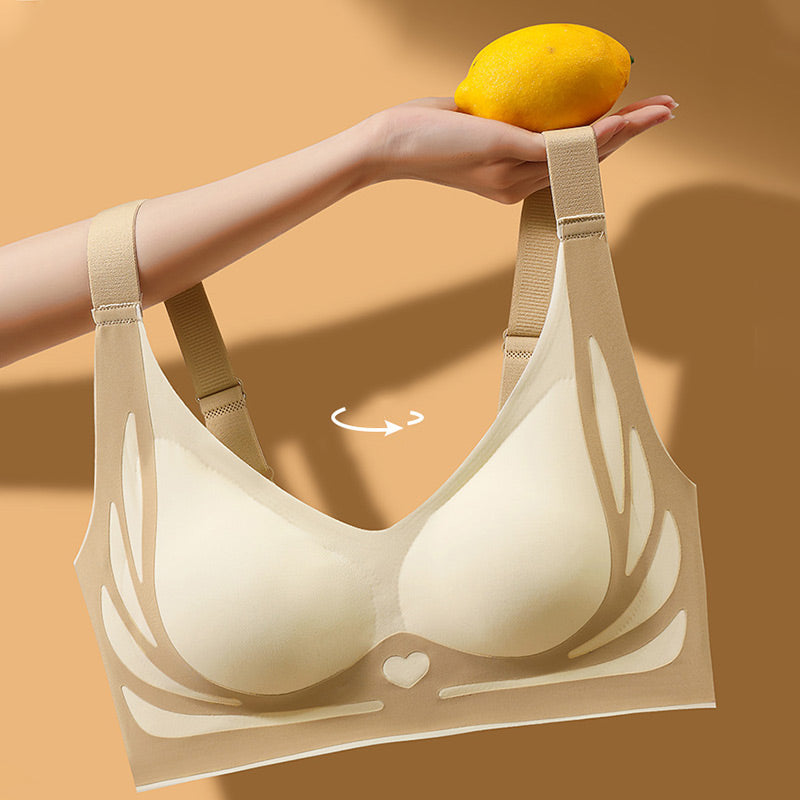🎁Last Day Buy 1 Get 3 Packs🔥Super Gather Bra | Wireless Push-up Bra👍No More Sagging Breasts