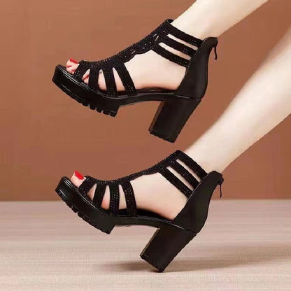 🌸Spring Specials💐 Women's Anti-Slip Peep-Toe Chunky Sandals