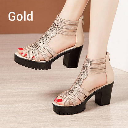 🌸Spring Specials💐 Women's Anti-Slip Peep-Toe Chunky Sandals