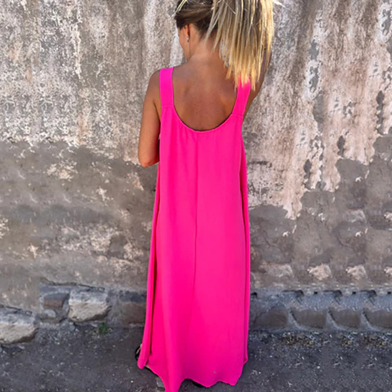 🌸Spring Specials💐 Women's Elegant Floral Strap Maxi Dress