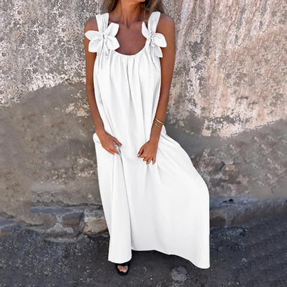 🌸Spring Specials💐 Women's Elegant Floral Strap Maxi Dress