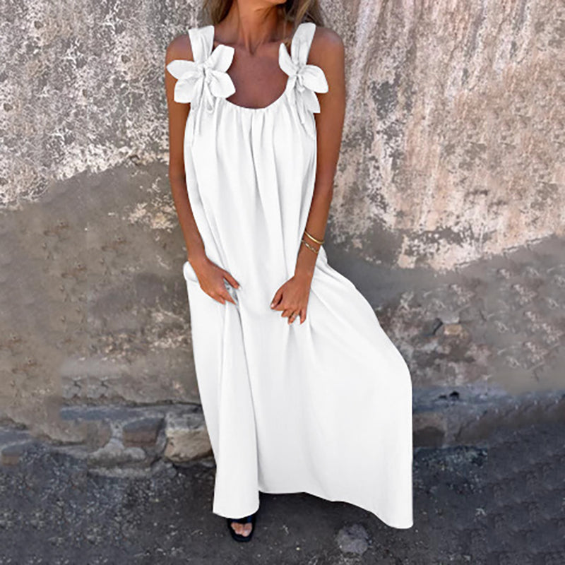 🌸Spring Specials💐 Women's Elegant Floral Strap Maxi Dress