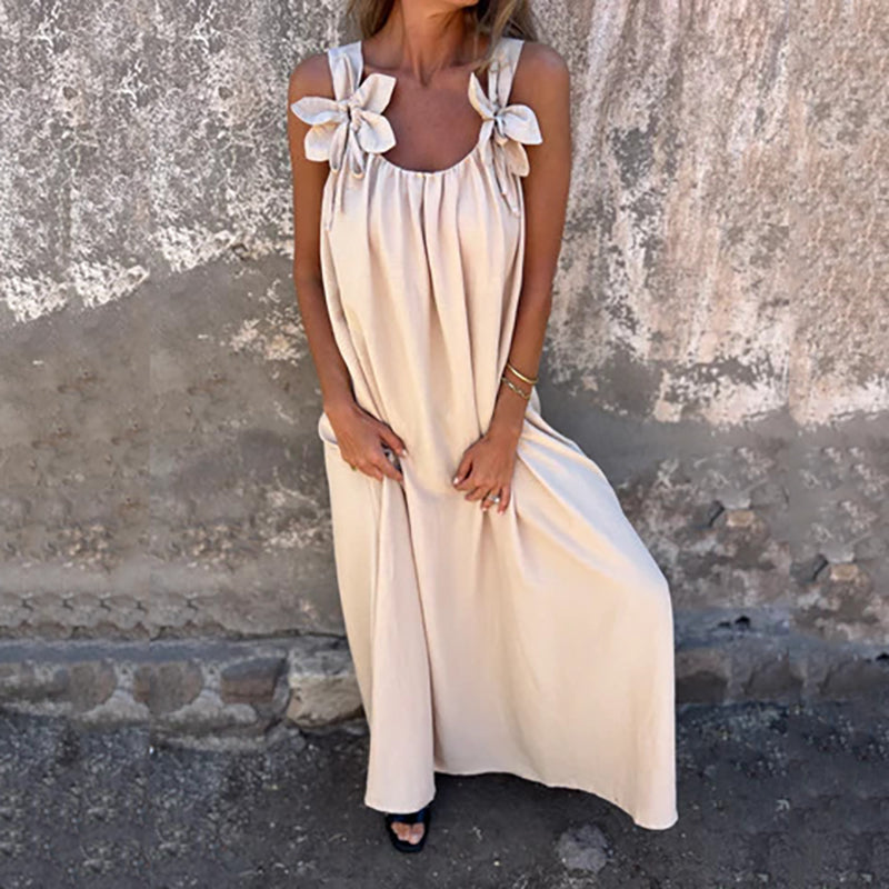 🌸Spring Specials💐 Women's Elegant Floral Strap Maxi Dress