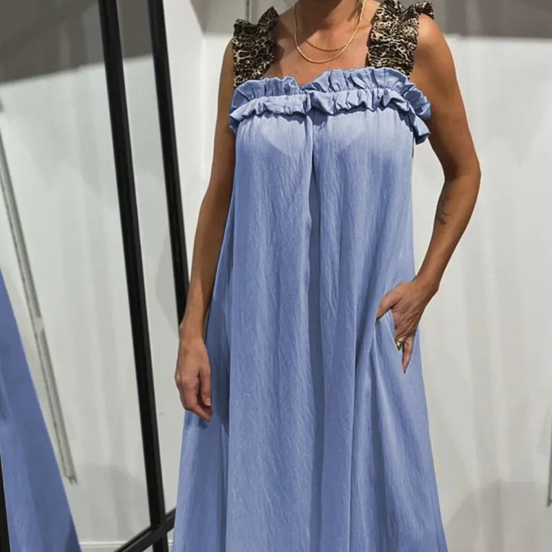 💖Limited Sale 50% OFF💖Women's Casual Sleeveless Maxi Dress with Pockets