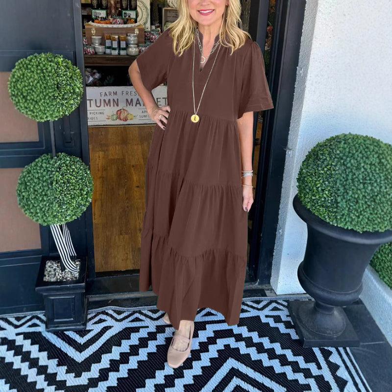 💕Limited Time 50% Off💕Women's Elegant Tiered Maxi Dress