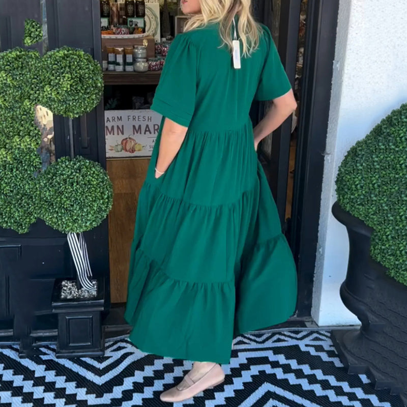 💕Limited Time 50% Off💕Women's Elegant Tiered Maxi Dress