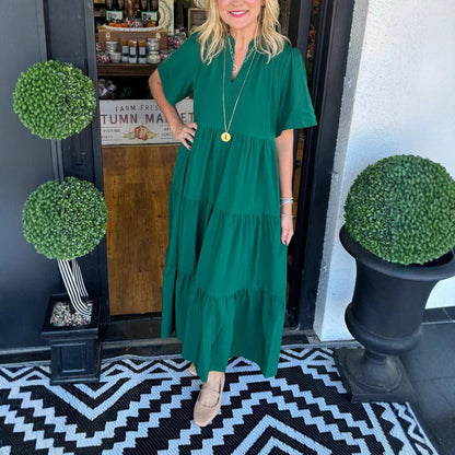 💕Limited Time 50% Off💕Women's Elegant Tiered Maxi Dress