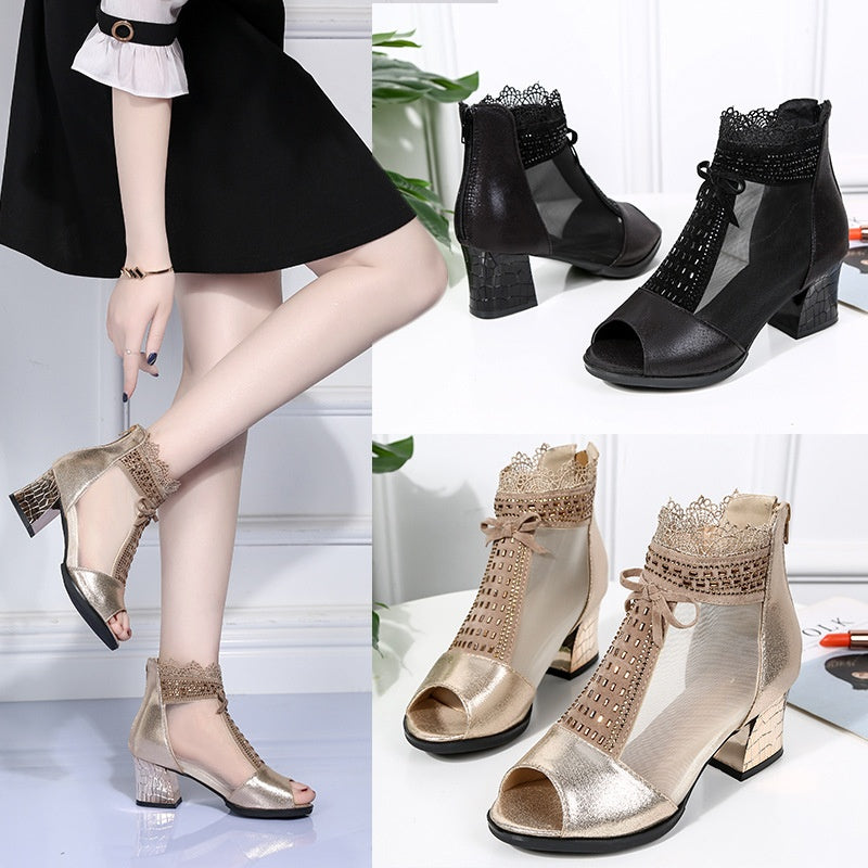 💞💞💞Women's Casual Open-Toe Mesh Sandals