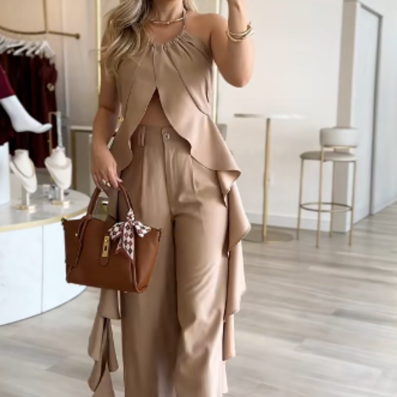 👗 Elegant Ruffle Set 🌸. make every day full of confidence and beauty! 🌹