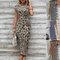 Women's Striped Tie Waist Dress