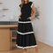 Women's Flowy Tiered Dress with Pockets