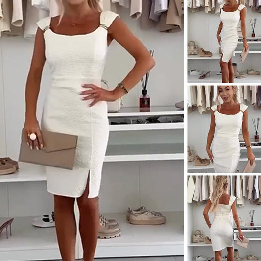 💕Limited Sale 50% OFF💕Women's Elegant Bodycon Dress with Side Slit