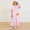 🌸Summer Sale - 50%OFF🌸Women's Summer Striped Loose Casual Elegant Comfortable Short Sleeve Dresses