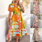 🌴Summer Specials🌴Women's Casual Boho V-Neck Dress