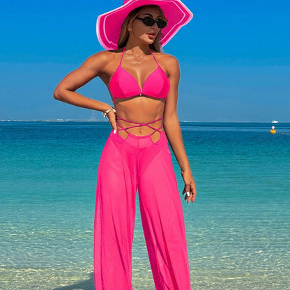 💕Ladies Sexy Beach Bikini Swimsuit 3 Piece Set