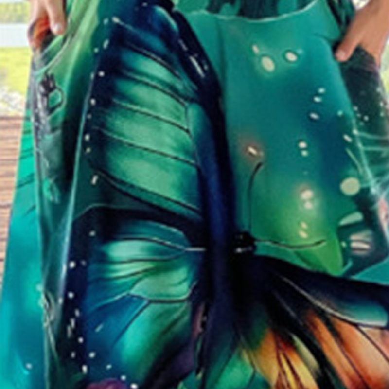 💖LAST DAY SALE 50% OFF💖Women's Loose Printed Sleeveless Maxi Dress