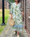 🍃🌿Fresh new women's printed dress for 2025