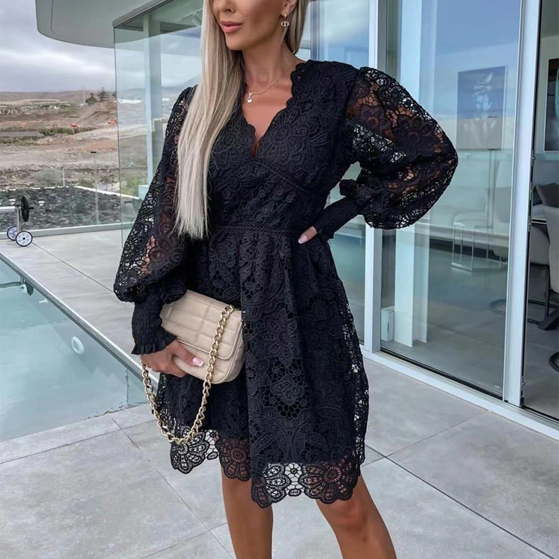 Women's Sexy Cutout Lace Dresses