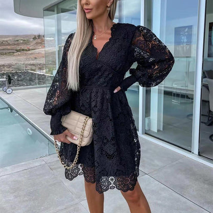 Women's Sexy Cutout Lace Dresses