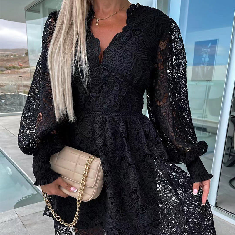 Women's Sexy Cutout Lace Dresses