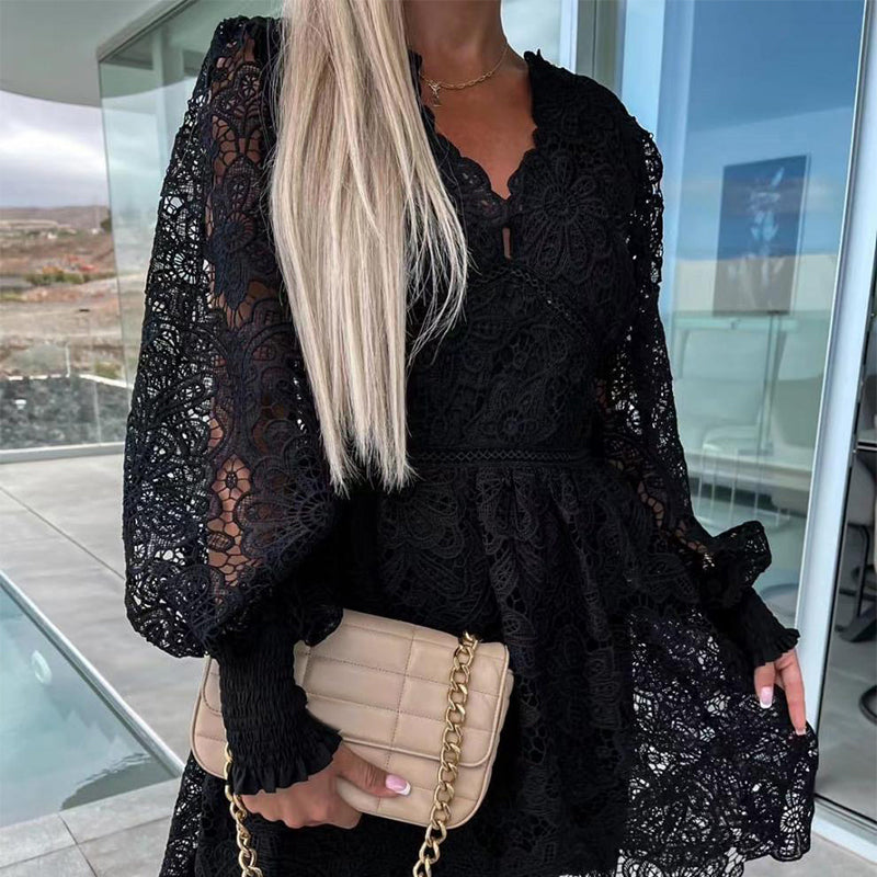 Women's Sexy Cutout Lace Dresses