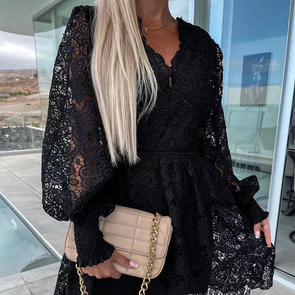 Women's Sexy Cutout Lace Dresses
