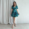 🌸Summer New Arrivals 💐Specials⏰Women's Fashion V-Neck Short Sleeve Printed A-line Dresses