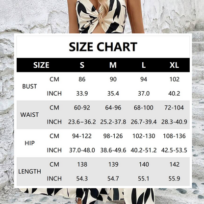 Women's Elegant Sexy Floral Print Halter Dress