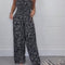 Women's Stylish Leopard Print Loose Jumpsuit