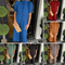 Women's Casual Solid Color Standing Collar Button Down Dress