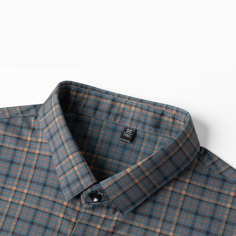Men's Casual Plaid Short Sleeve Shirt(50% OFF)
