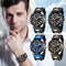 Large Dial Calendar Quartz Business Watch