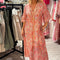 Women's Comfortable Loose-Fit Print Dress