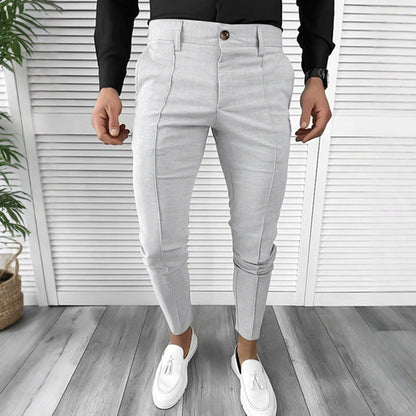 🔥Seasonal Bestsellers👑Men's Casual Solid Color High-end Dress Pants