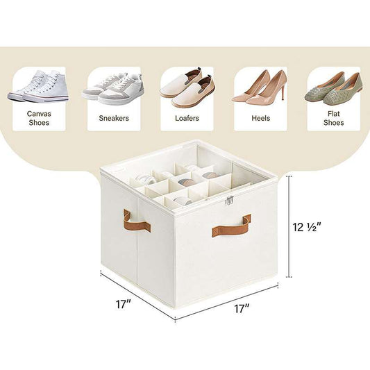 ⏳Limited time 50% off💥Transparent. foldable PVC shoe box. waterproof storage box for office