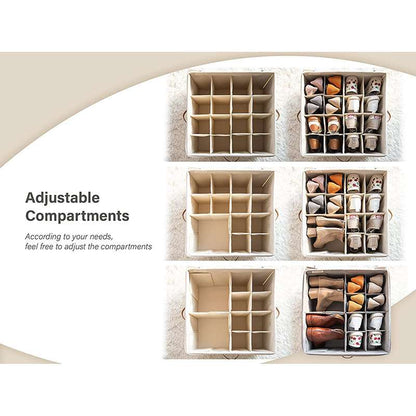 ⏳Limited time 50% off💥Transparent. foldable PVC shoe box. waterproof storage box for office