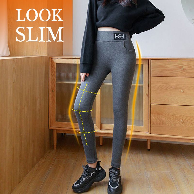 👖 Women's Warm Slim Pants - Stretchy & Breathable for Cold Weather. Flattering Fit for Office or Casual Wear 🍂📦