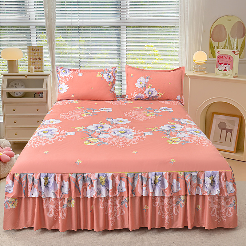 🛏️ 49% OFF NOW! 🎀 3-Piece Ruffled Bed Skirt Set – Elegant Design. Easy Fit & Complete Coverage 🛌