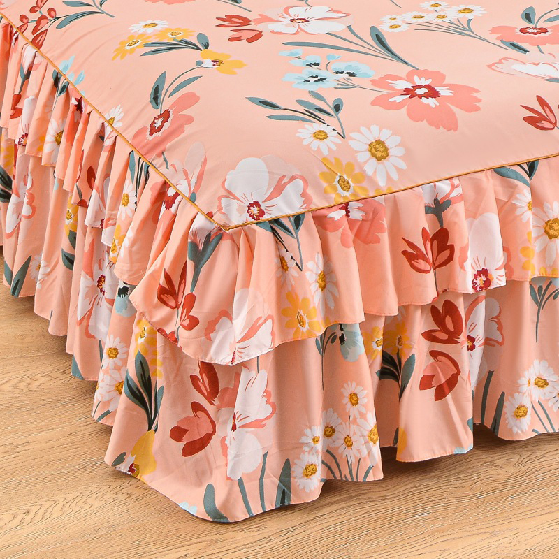 🛏️ 49% OFF NOW! 🎀 3-Piece Ruffled Bed Skirt Set – Elegant Design. Easy Fit & Complete Coverage 🛌