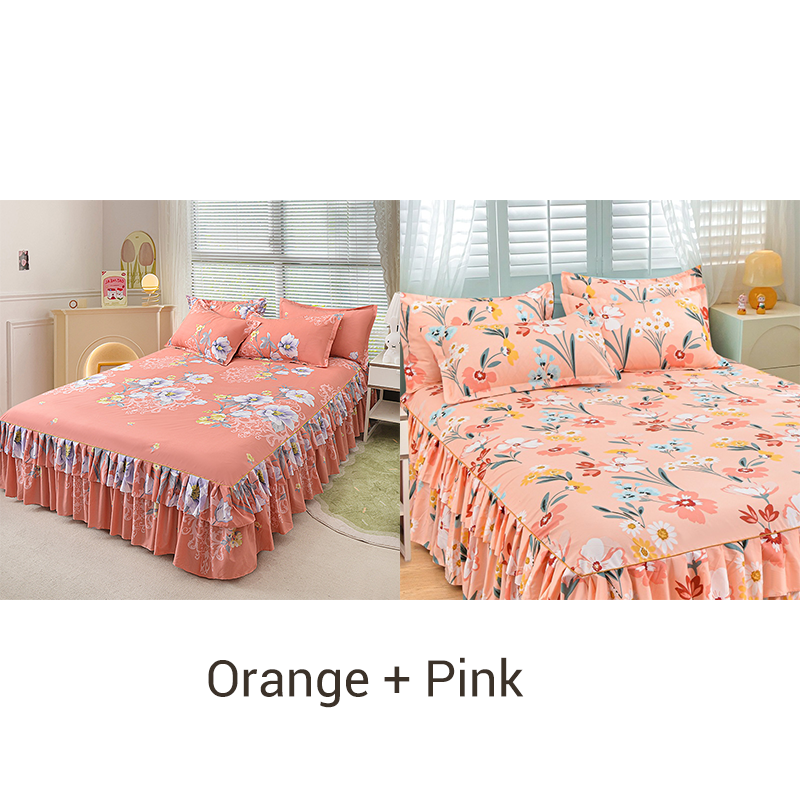 🛏️ 49% OFF NOW! 🎀 3-Piece Ruffled Bed Skirt Set – Elegant Design. Easy Fit & Complete Coverage 🛌