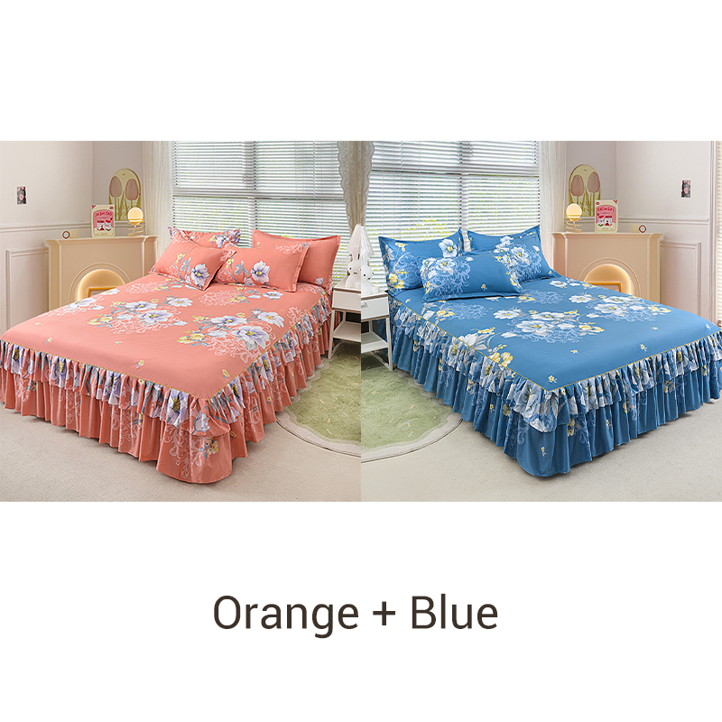 🛏️ 49% OFF NOW! 🎀 3-Piece Ruffled Bed Skirt Set – Elegant Design. Easy Fit & Complete Coverage 🛌
