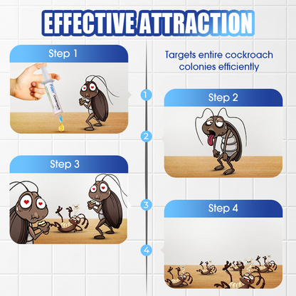 🦠【Cockroach Terminator Bait】— One takes the bait. the whole nest is wiped out! 🚫🔥